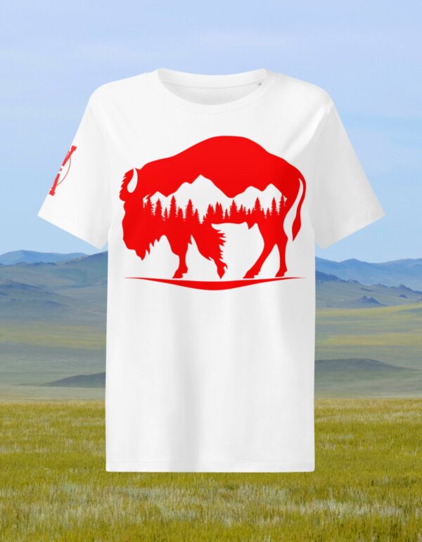 Women Red Buffalo White