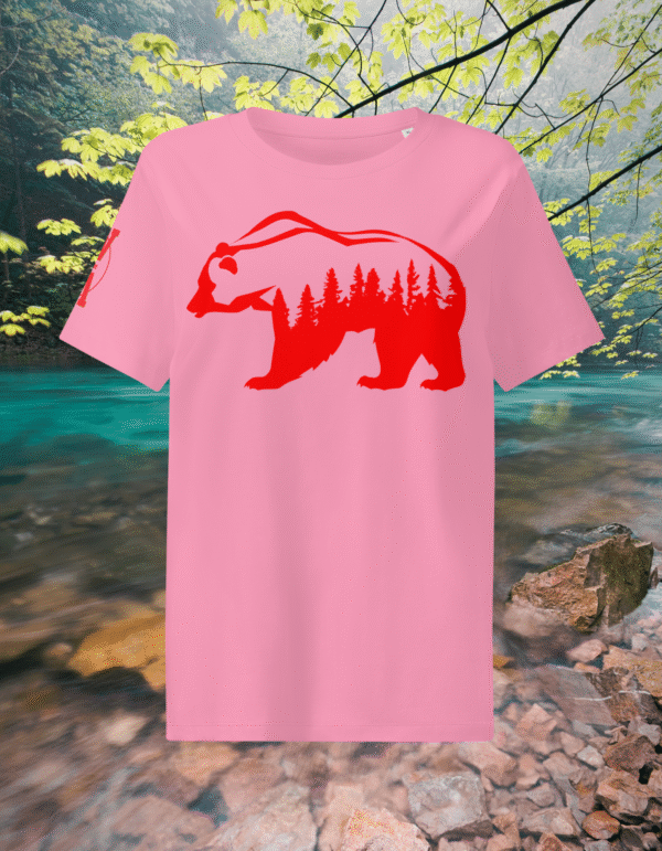 Women Red Bear Pink