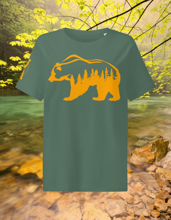Women Orange Bear Green