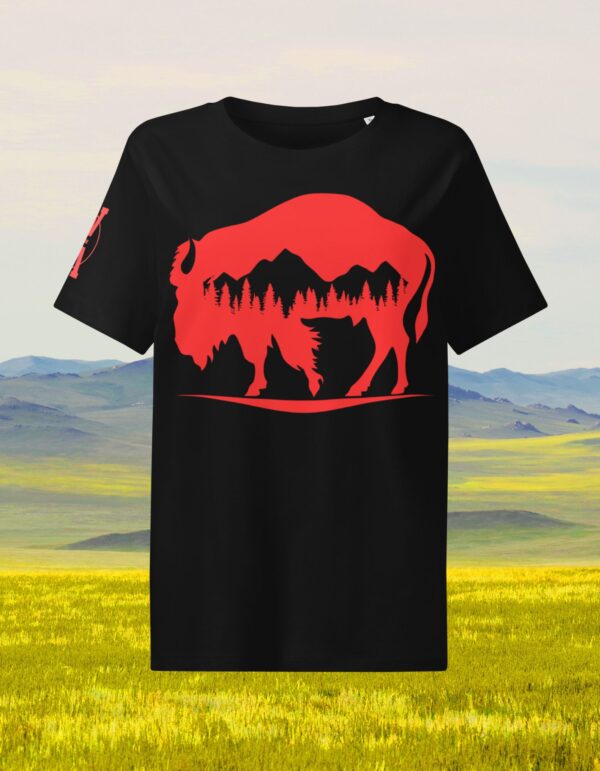Women Red Buffalo Black