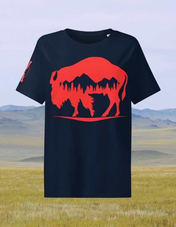 Women Red Buffalo Navy Blue
