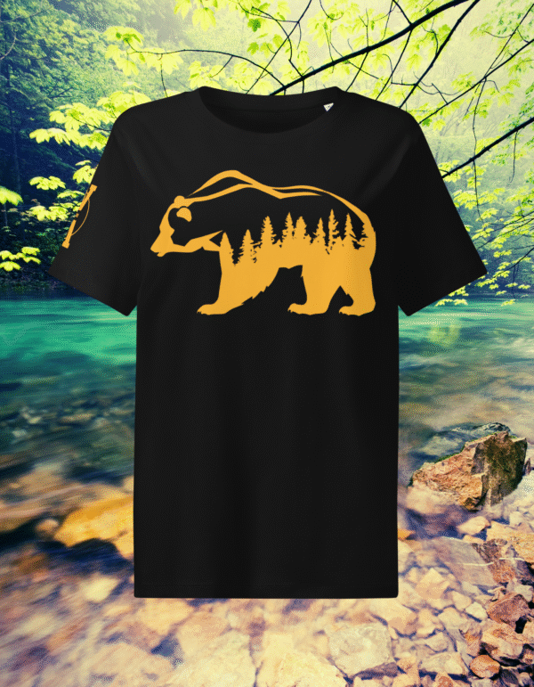 Women Orange Bear Black