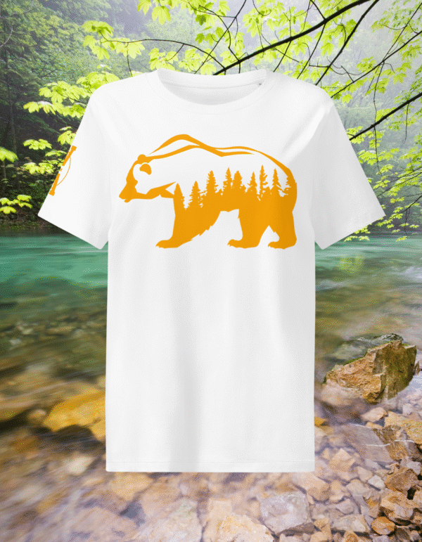 Women Orange Bear White